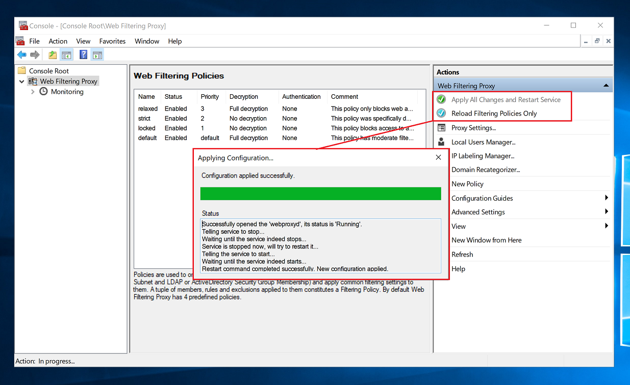 Apply Configuration Changes