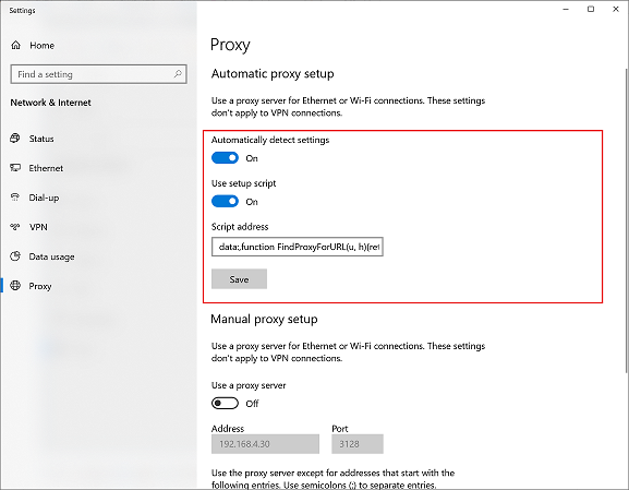 Secure Proxy Microsoft Edge and Google Chrome