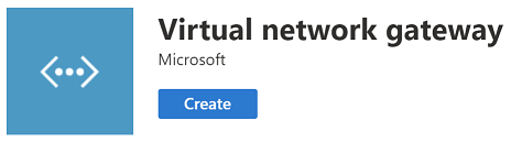 Virtual Network Gateway