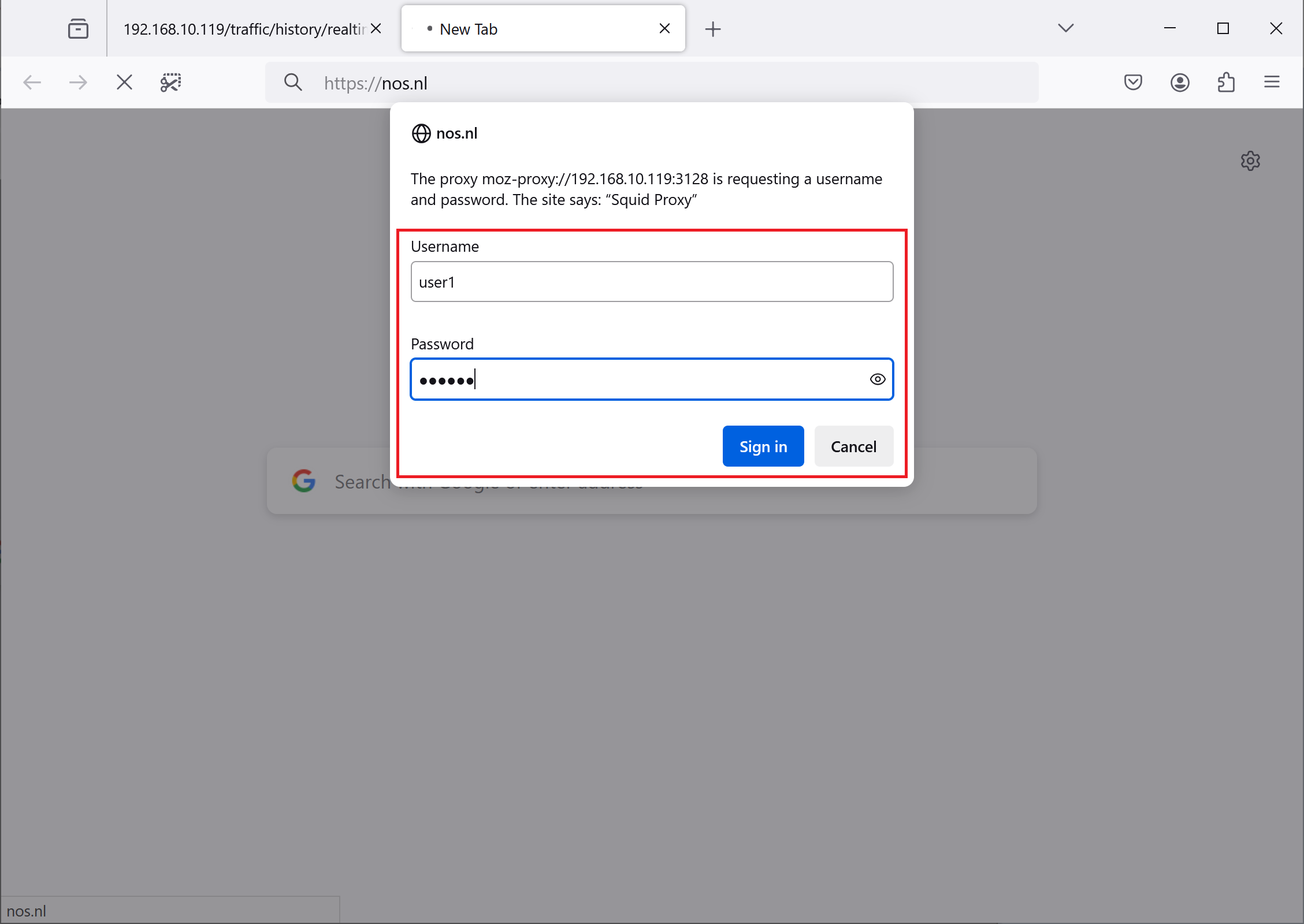 Browser Popup Authentication