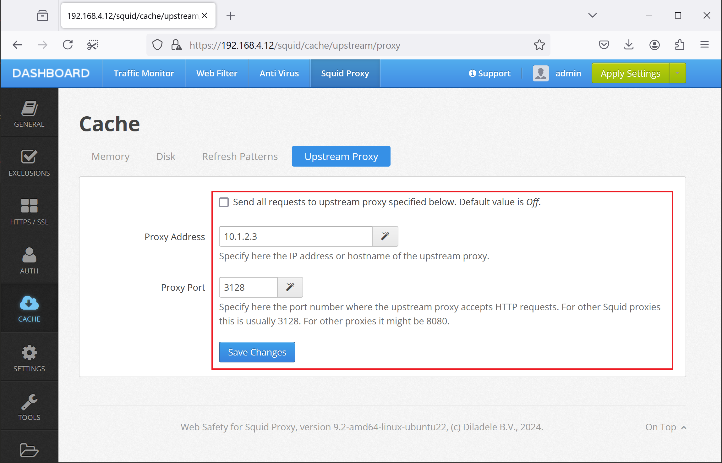 Upstream Proxy