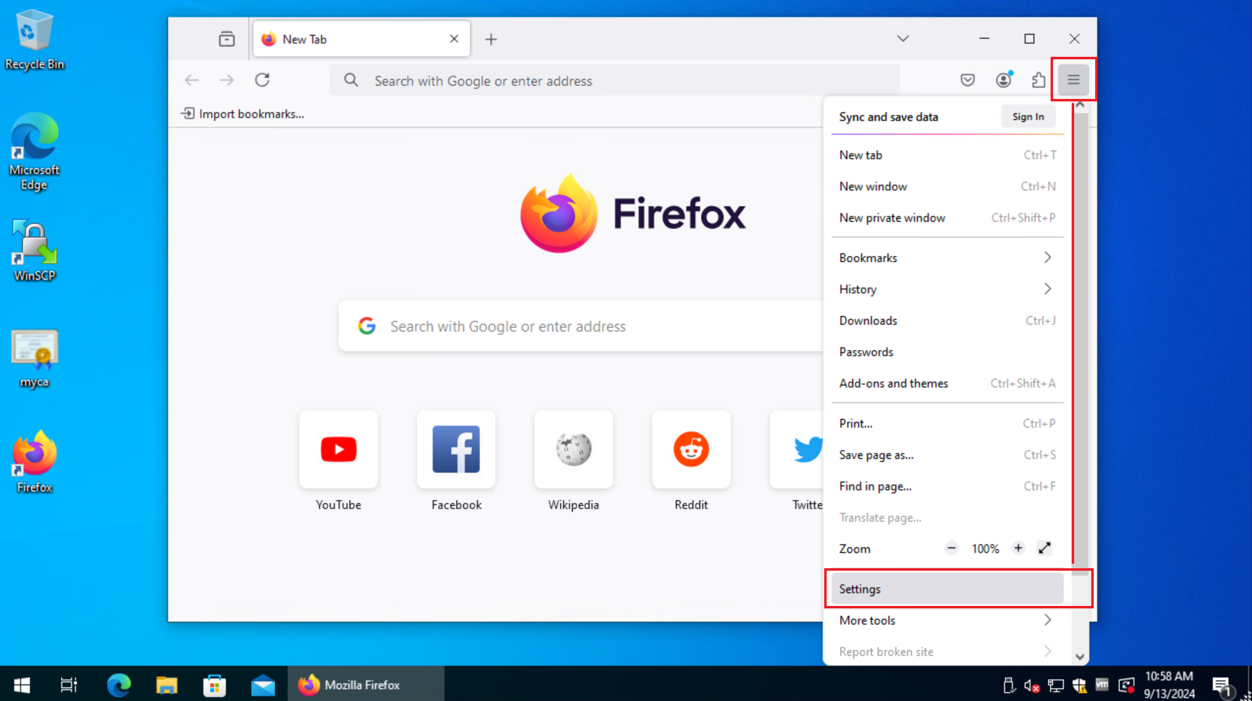 Manually Installing Firefox