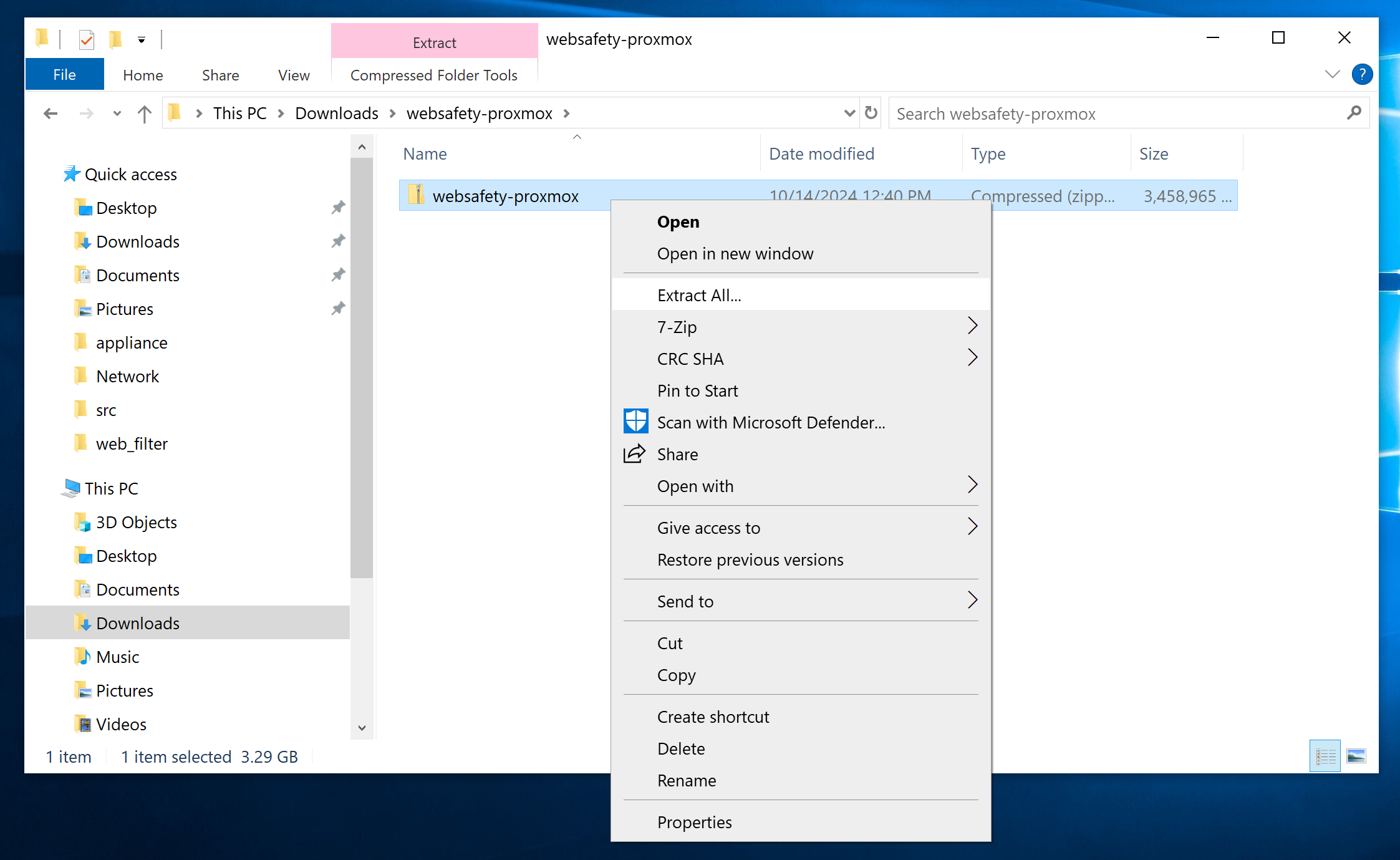 Extract Virtual Appliance