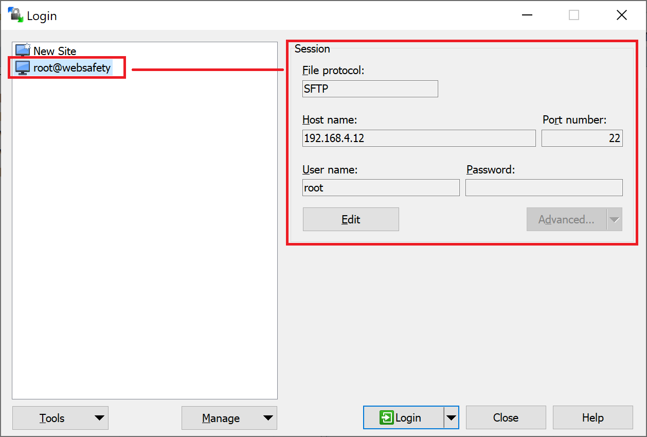 WinSCP and Web Safety