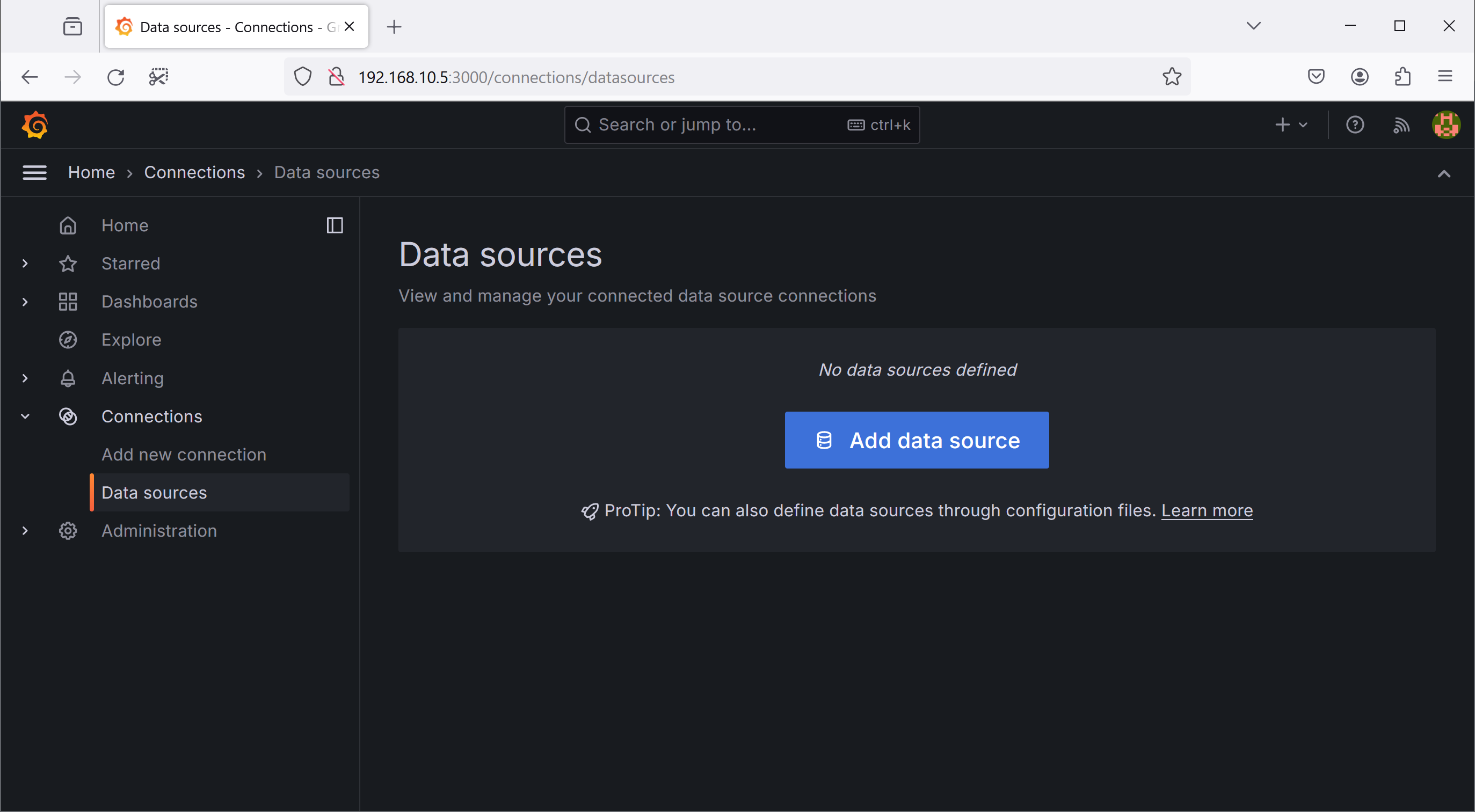 Grafana Datasources