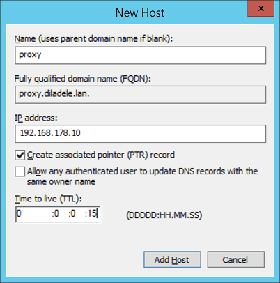 Adding IP for Node 1